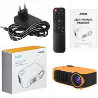 Mini Vidéo Projecteur Deli LCD Jaune En Tunisie