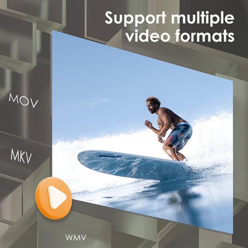 Mini Vidéo Projecteur Deli LCD Jaune En Tunisie