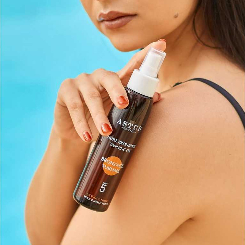 Astus Huile Bronzante SPF 5 200Ml En Tunisie