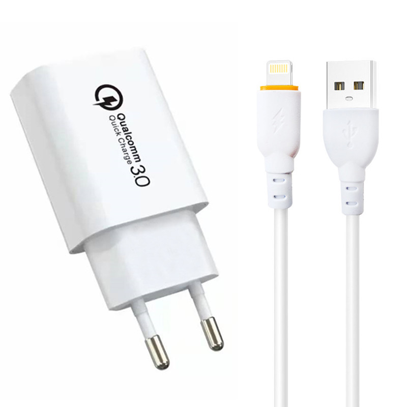 Chargeur Lightning 18W Blanc Chargeur Lightning 18W Blanc