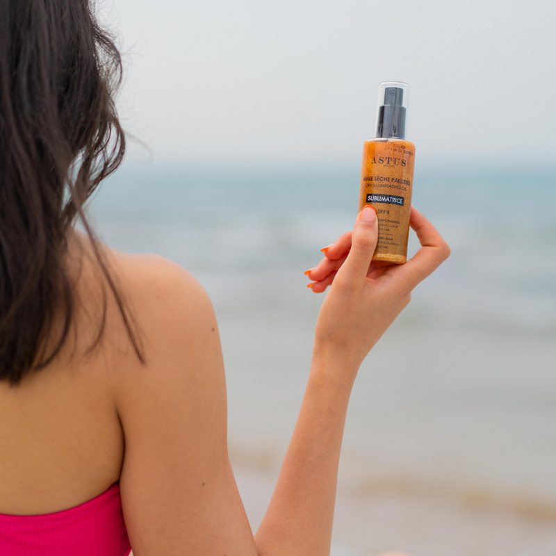 Astus Huile Pailletée SPF 5 100Ml En Tunisie