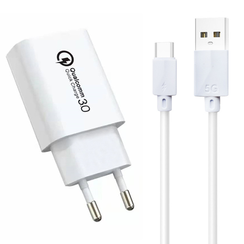 Chargeur B05 Type-C 18W Blanc en Tunisie Chargeur B05 Type-C 18W Blanc en Tunisie