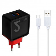 Chargeur B03 Type-C 18W Noir