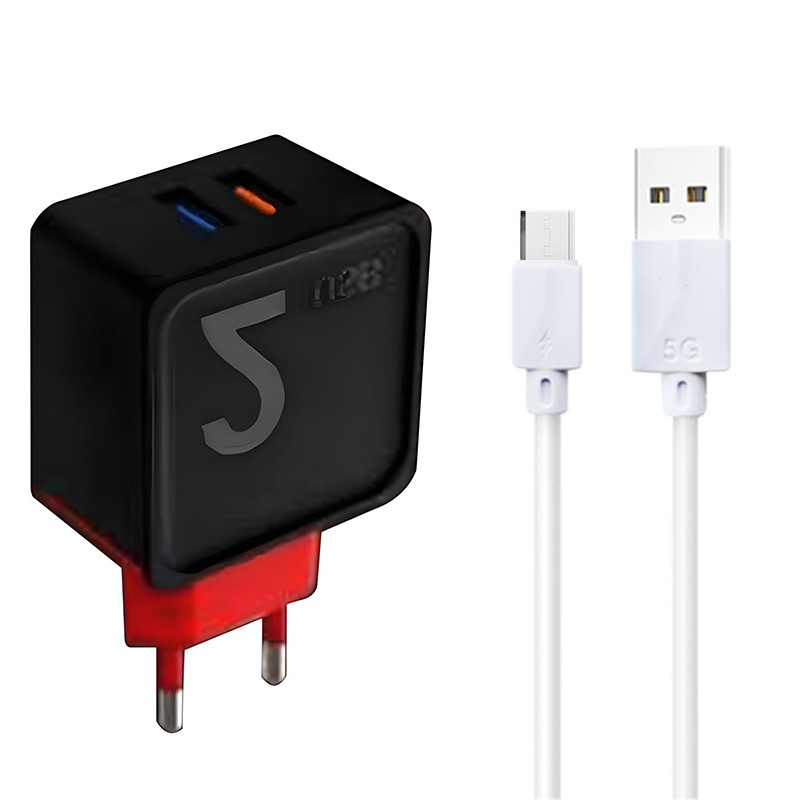 Chargeur B03 Micro-USB 18W Noir en Tunisie
