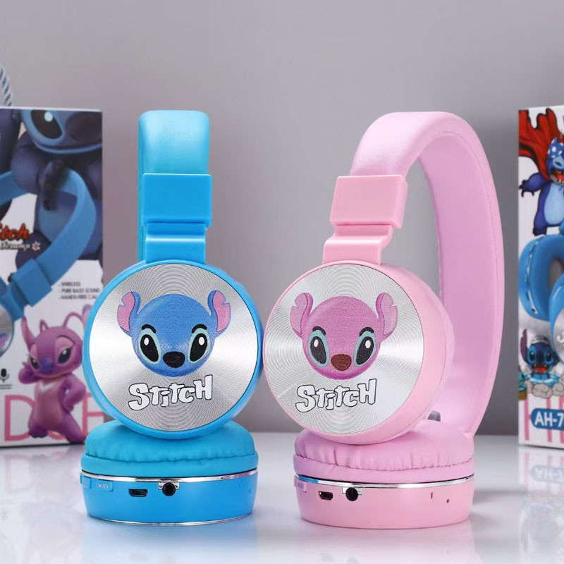 Casque Sans Fil Kids Stitch Rose en Tunisie