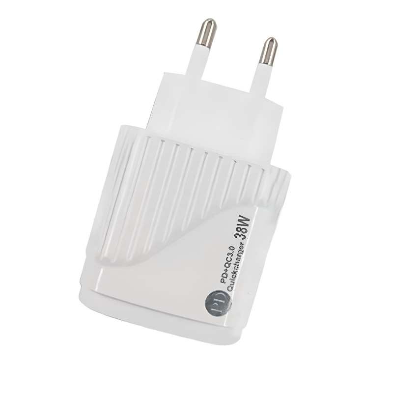 Chargeur BS180 Type-C 38W Blanc en Tunisie