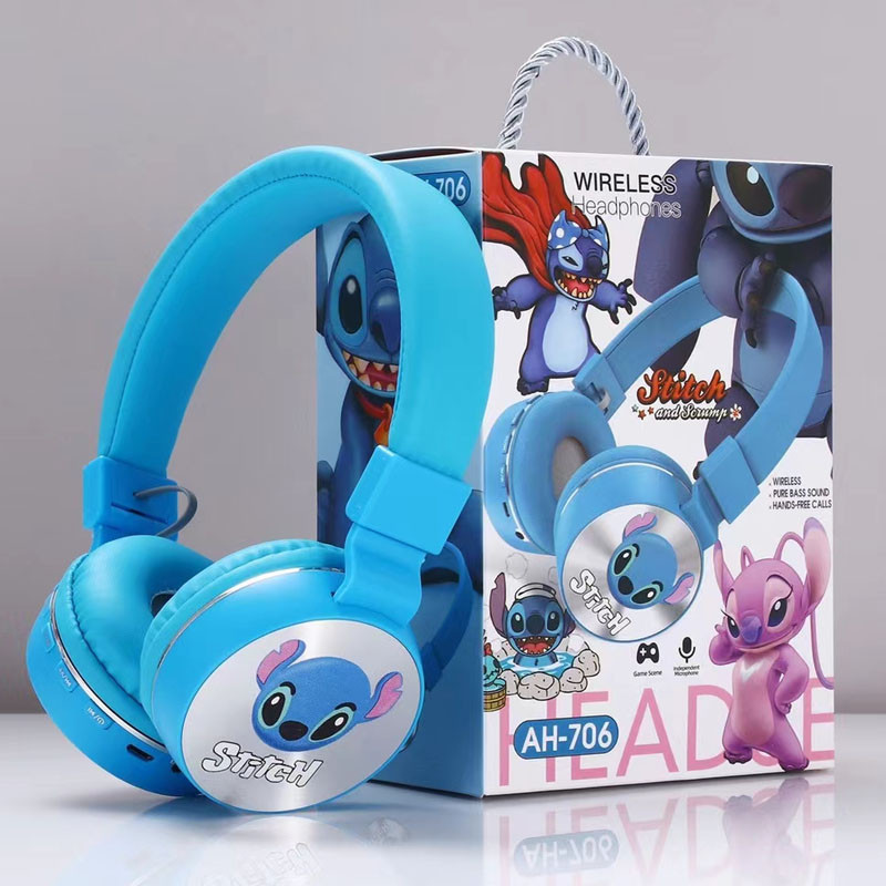 Casque Sans Fil Kids Stitch Rose en Tunisie