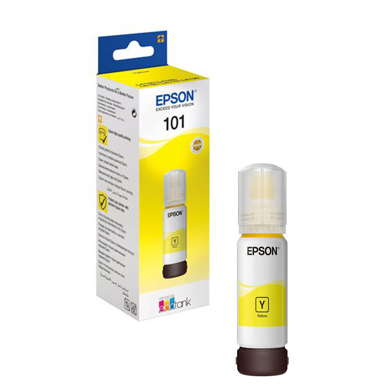 Bouteille D'encre EPSON 101 Original - Jaune Bouteille D'encre EPSON 101 Original - Jaune