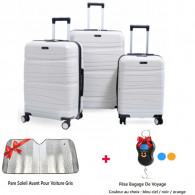 Set De Trois Valises Titou Avec Afficheur Gris en Tunisie