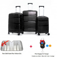Set De 3 Valises Titoo Antichoc Noir en Tunisie