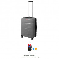 Valise Incassable Titou Petit Modèle - Gris