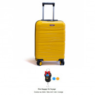 Valise Titou Incassable Petit Modèle Jaune en Tunisie
