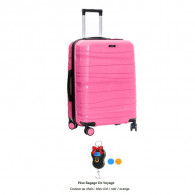 Valise Titou Incassable Grand Modèle Rose Fuchsia en Tunisie