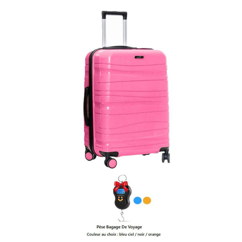 Valise Titou Incassable Grand Modèle Rose Fuchsia en Tunisie Valise Titou Incassable Grand Modèle Rose Fuchsia en Tunisie