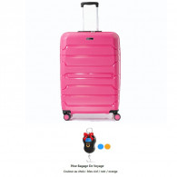 Valise Titou Incassable Moyen Modèle Rose Fuchia en Tunisie