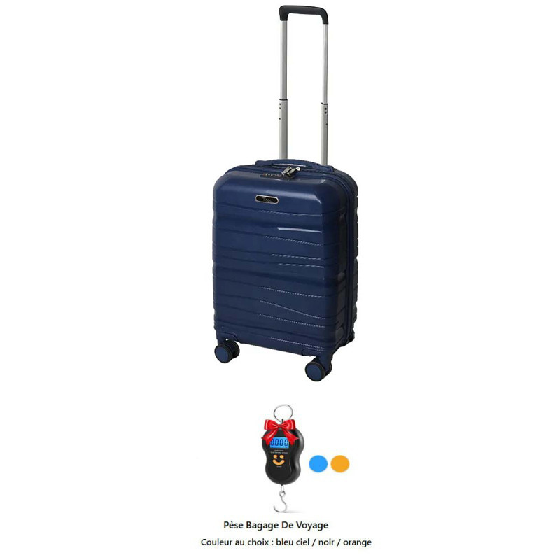 Valise Incassable Moyenne Bleu Marine