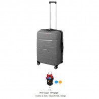 Valise Incassable Moyenne Gris