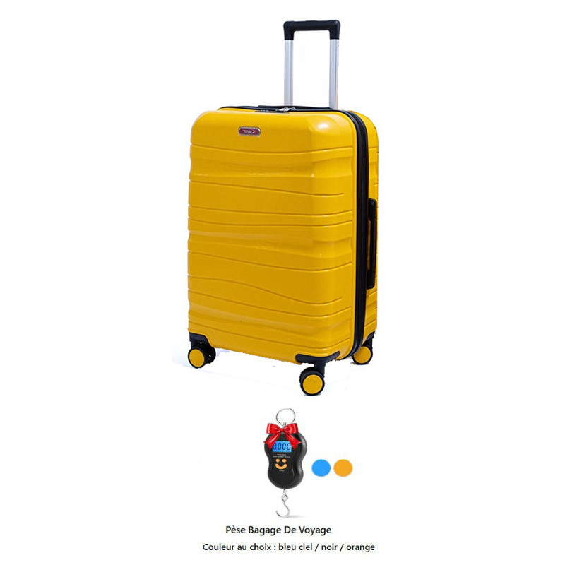 Valise Incassable Moyenne Jaune Valise Incassable Moyenne Jaune