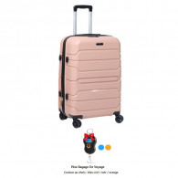 Valise Titou Incassable Moyen Modèle Rose Poudre en Tunisie
