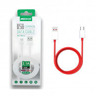 Câble Chargeur Modemcat MCB-003 Micro USB Rouge en Tunisie