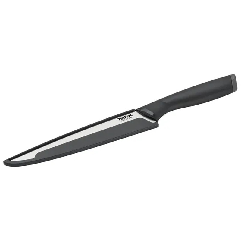 Couteau à Trancher TEFAL Comfort K2213704 20Cm Noir en Tunisie