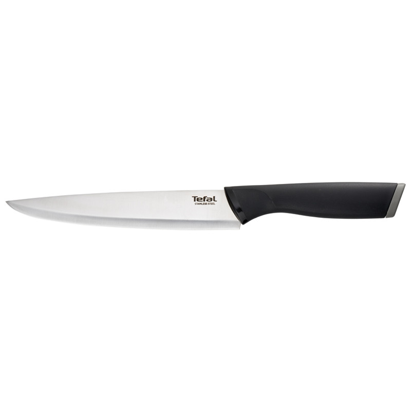 Couteau à Trancher TEFAL Comfort K2213704 20Cm Noir en Tunisie