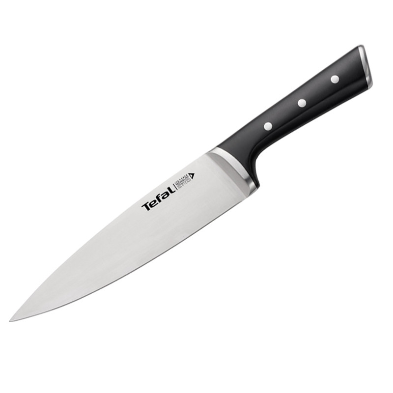 Couteau De Chef TEFAL Ice Force K2320214 20Cm Noir en Tunisie Couteau De Chef TEFAL Ice Force K2320214 20Cm Noir en Tunisie