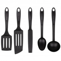 Set De 5 Pièces D’ustensiles De Cuisine TEFAL Bienvenue Noir en Tunisie