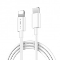 Câble Chargeur Borofone BX36 Lightning Blanc En Tunisie Câble Chargeur Borofone BX36 Lightning Blanc En Tunisie