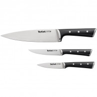 Kit De 3 Couteaux TEFAL Ice Force K2323S74 Noir en Tunisie