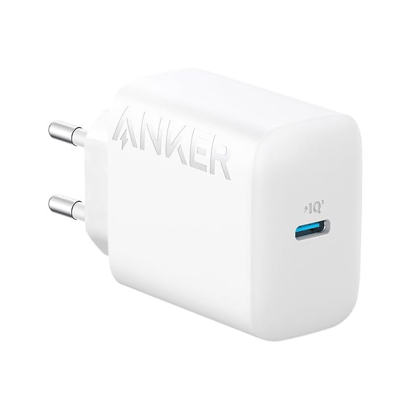Adaptateur Chargeur Anker USB-C 20W Blanc en Tunisie Adaptateur Chargeur Anker USB-C 20W Blanc en Tunisie