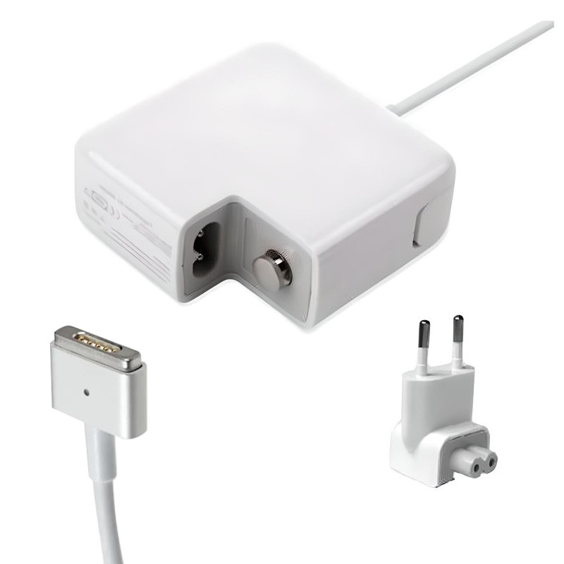 Chargeur MacBook Apple  16.5V 4.6A Magsafe 2 85W Adaptable Blanc en Tunisie