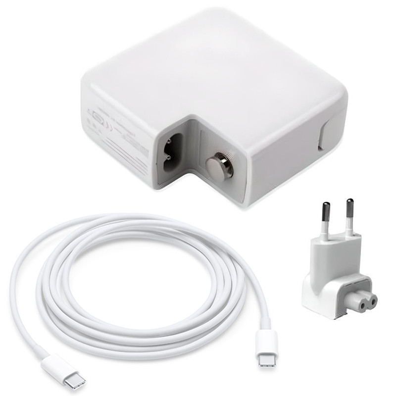 Chargeur MacBook Apple 20.5V 4.7A Type-C 96W Adaptable Blanc en Tunisie