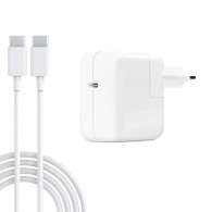 Chargeur MacBook Apple 20V 1.5A Type-C 30W Adaptable Blanc en Tunisie