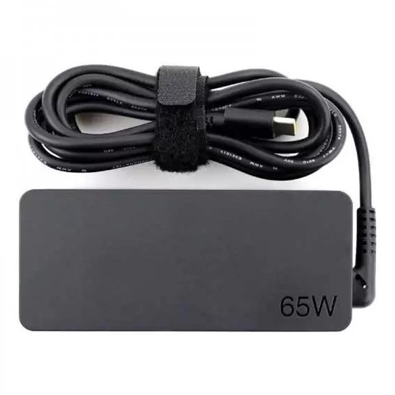 Chargeur Pc Portable Lenovo 65W Adaptable Noir En Tunisie