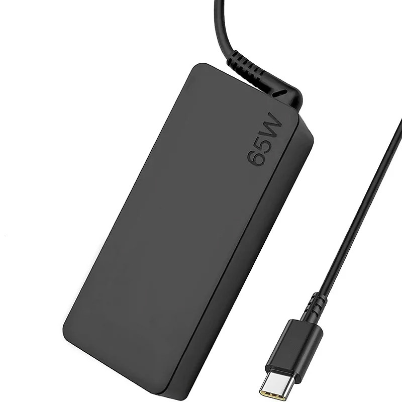 Chargeur Pc Portable Lenovo 65W Adaptable Noir En Tunisie