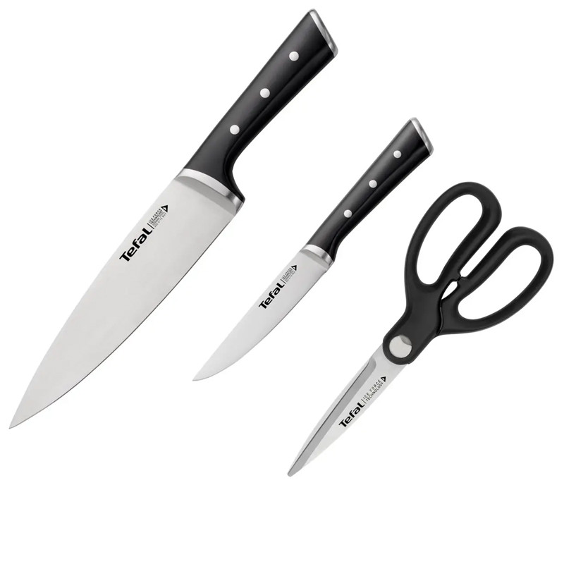 Set De Trois ustensiles De Cuisine Tefal Ice Force Noir En Tunisie