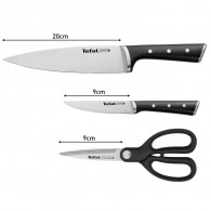 Set De Trois ustensiles De Cuisine Tefal Ice Force Noir En Tunisie