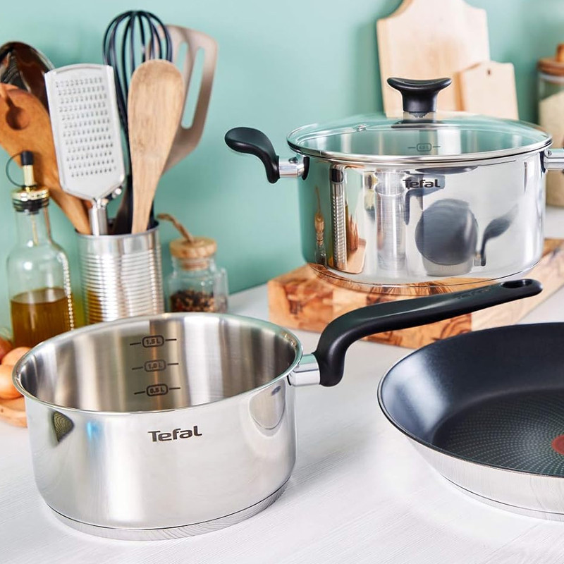 Casserole Tefal Primary E3082904 18Cm Inox En Tunisie