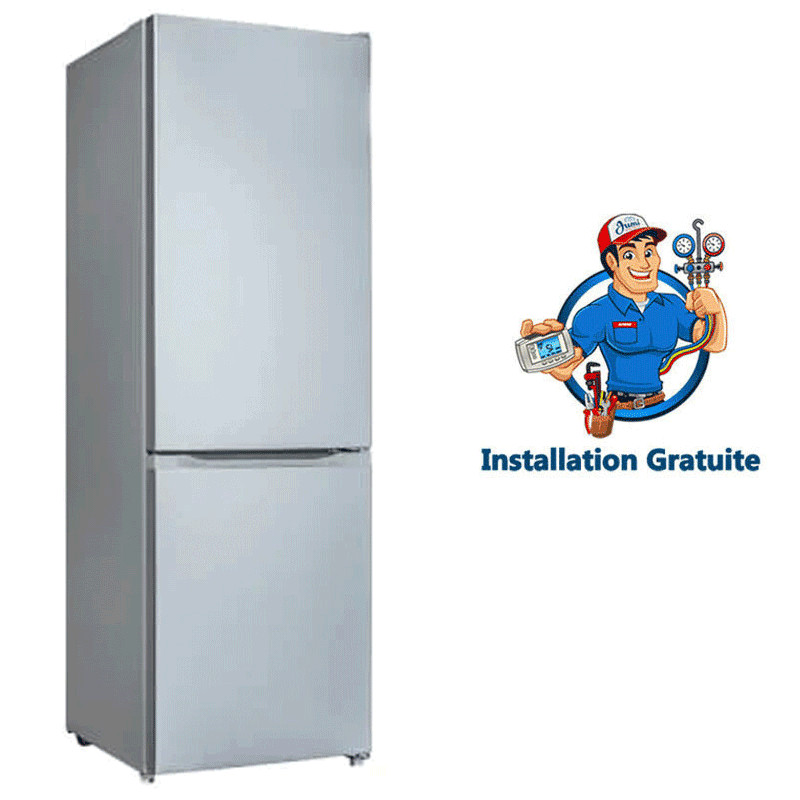 Réfrigérateur Combinée Montblanc MRC300X 300L Less Frost Inox
