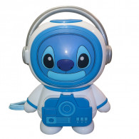 Tirelire Robot Stitch Blanc et Bleu