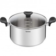 Faitout Tefal Primary 24Cm 5L + Couvercle Verre Inox En Tunisie