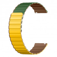 Ceinture Montre Connectée kieslect 20mm Vert&Jaune en Tunisie