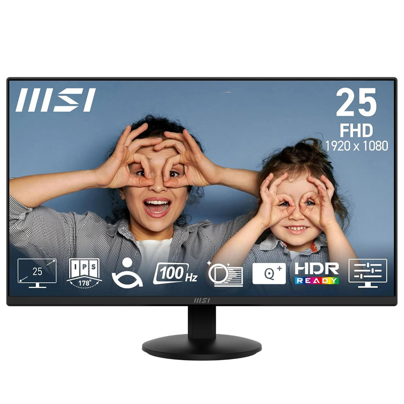 Ecran Gaming MSI MP252L 24.5'' FHD 100Hz IPS Noir en Tunisie Ecran Gaming MSI MP252L 24.5'' FHD 100Hz IPS Noir en Tunisie