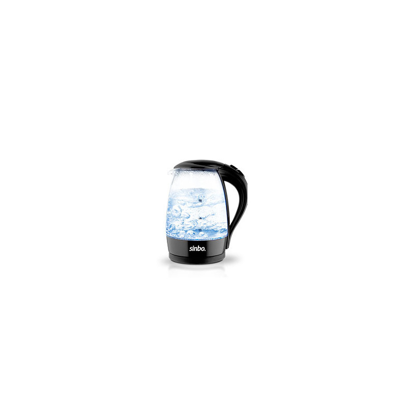 Bouilloire En Verre Sans Fil SINBO SK 7338 2200W Noir