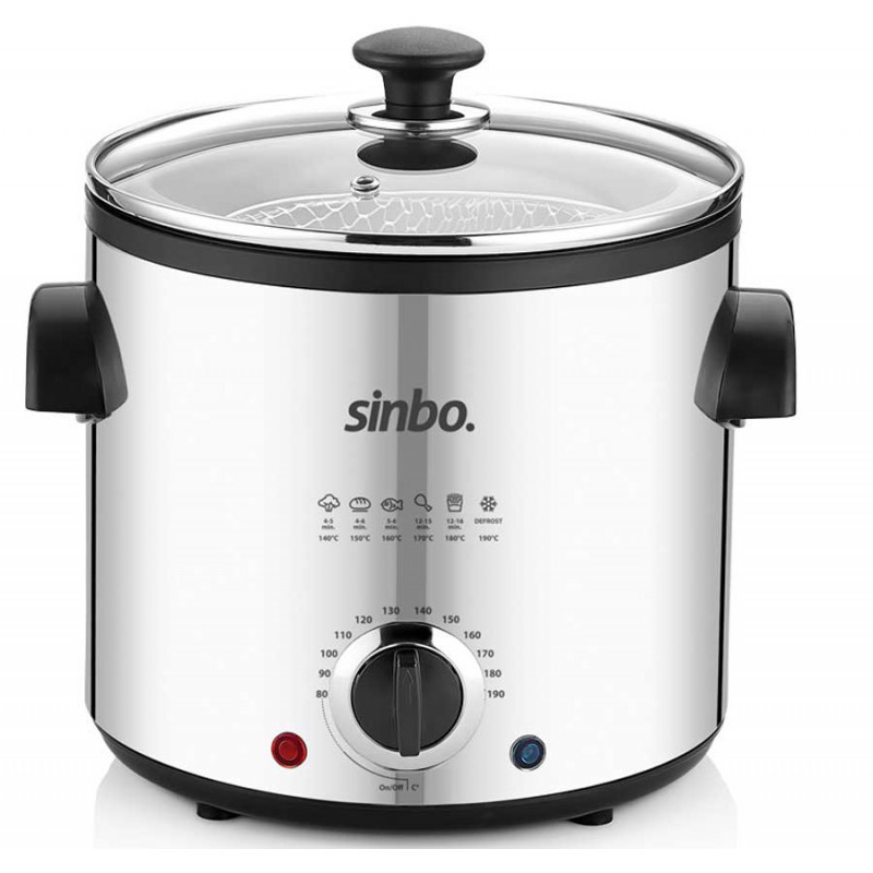 Friteuse SINBO SDF 3832 2000W Inox Friteuse SINBO SDF 3832 2000W Inox