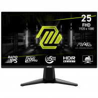 Ecran Gaming MSI MAG255F-E20 24.5'' FHD 200Hz IPS Noir en Tunisie