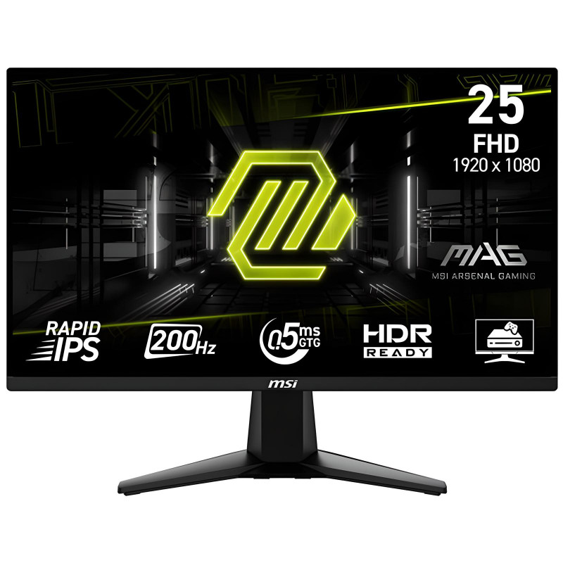 Ecran Gaming MSI MAG255F-E20 24.5'' FHD 200Hz IPS Noir en Tunisie Ecran Gaming MSI MAG255F-E20 24.5'' FHD 200Hz IPS Noir en Tunisie