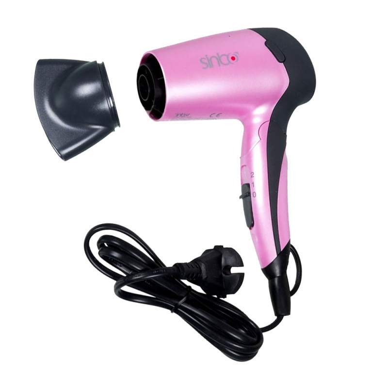 Sèche Cheveux SINBO SHD-7022 1300W Rose Sèche Cheveux SINBO SHD-7022 1300W Rose