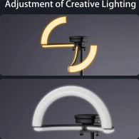 Ring Light LED Maxom 10.5" Noir EN Tunisie Ring Light LED Maxom 10.5" Noir EN Tunisie
